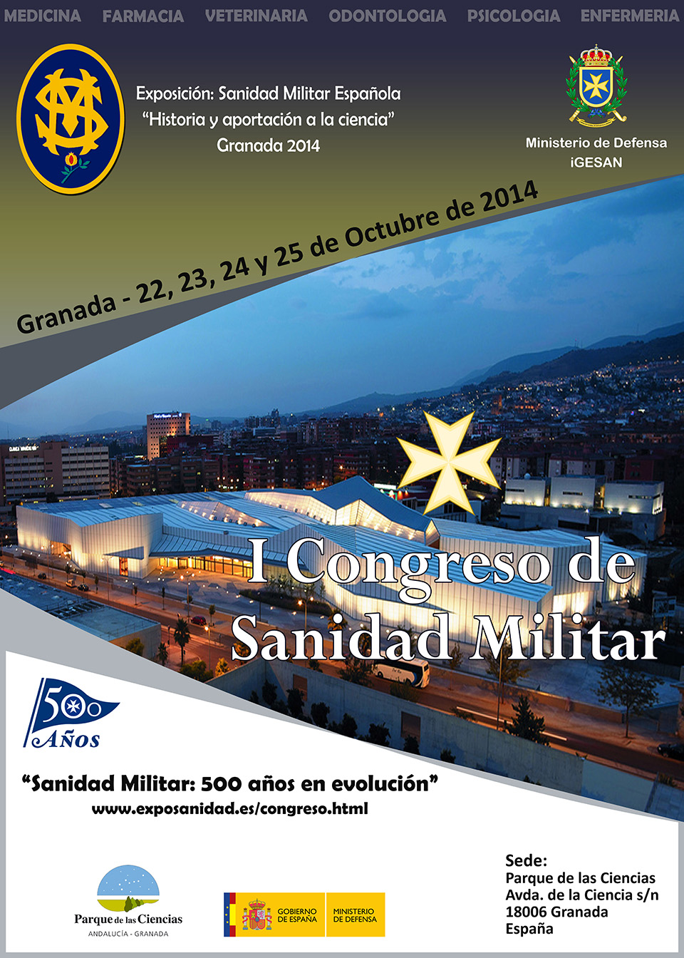 I Congreso de sanidad militar - Granada 2014